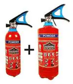 Eco Fire Abc Dry Powder Type Fire Extinguisher Combo (Pack Of 2)