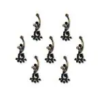 Comet Busters Beautiful Handcrafted Black Bindis with Golden Stones (BIN1924) Pack of 1