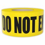 SINGHAL Do Not Enter Barricade Tape 3 Inch X 300 Meter, Bright Yellow with Bold Black Print, Wide for Maximum Readability, Tear Resistant Design, High Visibility 300mtr