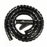 MX Cable Organizer Cable Management WIREMESH Easy Cable Cover 34MM - 1.5 Meters - MX 2696C - Black, Multicolor