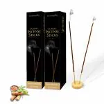 Puremazing Sandalwood Incense Stick| 80 Dhoop Sticks | 100% Natural Incense Stick | Dhoop Sticks with Long Lasting Fragrance | Non Toxic & Chemical Free | Agarbatti for Pooja & Havan
