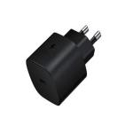 eKus 25W C-Type Super Fast Charger Adapter|Compatible with Galaxy M42/F23 5G/M53 5G/M52 5G/M33| (Only Adapter) Black