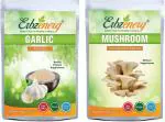 Erbzenerg FMCG Combo Garlic and Oyster Mushroom Powder High Cholesterol 100 g Pack of 2