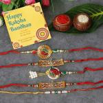 Roll over image to zoom in Brand: Webelkart Webelkart Combo of 5 Rakhi For Brother, Bhaiya, kids with Beautiful Rakshabandhan Greetings Card