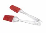 Inditradition Silicone Oil Brush & Spatula Combo Pack, 2 Pieces Set (Multicolor)