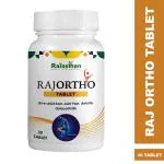 Rajortho Tablet by Rajasthan Aushdhalaya used to relieve joint pain, inflammation, and stiffness - 30 TAB