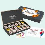 Chocoloony 18 pcs Milk Chocolate Gift Pack|Celebration Milk Chocolate Gift |Birthday Gifts|Luxury