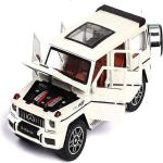 INCLUS SHOP 1:24 DC Mercedes Big G-KLESSA Diecast Metal Pullback Openable Doors Toy Cars with Flashing Light and Musical Sound for Gifts Toys for Kids Boys and Girls Children (G Klessa)