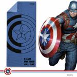 PowerMax X Marvel Yoga Mat YP6-1.2 Captain America Marvel Edition Anti Skid Yoga mat with Bag for Gym Workout and Flooring Exercise Long Size Yoga Mat for Men and Women