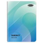 Sundaram | A4 Size | Six Subject NoteBook | Spiral Bound | 300 Pages | 21 x 29.7 Cm | Single Line | Water Proof Poly Cover | Versatile for School, Home & Office | Colors and Designs May Vary | Pack of 3