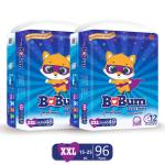 Babum Super Pants Premium Diaper Double Extra Large-XXL (96 Pieces)