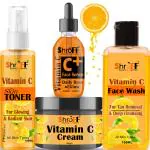 Shroff Vitamin C Face Serum,Face wash,Vitamin c Moisturizer and Vitamin c Toner combo (4 Items in the set)