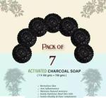 Badahair Activated Charcoal Bath Soap, 100 G (Pack Of 7)