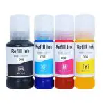 TRENDVISION 008 Black Refill Ink for L6550, L6570, L6580, L15140, L11160, L15150, D181L15160 (Black 127 ml, Color 70 ml Each Bottle)