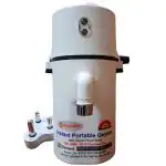 ORZINPRO UNLIMITED WATER RUN WITH in (6-Sec) Instant Electric Water Geyser, Portable Mini Geyser, ABS Body- Shock Proof, Electric Saving, Replacement Warranty (White)