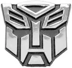 Autoeon Transforming Auto Robot Auto Emblem - [Chrome Finish][2 1/2'' Tall]
