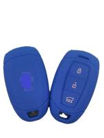 Cloudsale Blue Car Key Cover For Hyundai Verna 2017 Onwards 3 Button Push Button Start