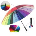 Lumber home and kitchen Rainbow Umbrella,-Portable Auto Travel Umbrella - Umbrellas for Rain Windproof, Strong Umbrella for Wind and Rain, Auto Open/Close Button and Perfect Car Umbrella for Men & Women-1PC