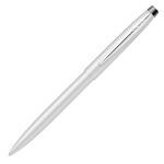Scrikss Ball Point Pen Grey Aluminium Body Chrome Plated Trims Click Mechanism F108 Series Modern And Elegant Pen Ideal For Gifting Using In Office Home
