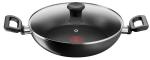 Tefal Delicia 24 cm Non-Stick Kadhai with Lid - Smart Thermo Signal Temperature Indicator Technology