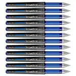Scrikss Office Broadline 1.0Mm Gel Pen - Fast Dry Gel Ink, Smooth Writing - Set Of 12 Pens - Blue
