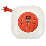 Econe E-Dial 2 Pin Flex Box Extension Cord Power Strip With Universal Brass Socket 1 Master Switch And Led Indicator - 7 Mtr.