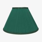 YURA HANDICRAFTS Lamp Shade with Georgette Fabric (Size 4x10x7 Inch) - PP(Pleated Plain) Table Lamps Lamp Shade (Polypropylene)