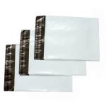 SECUREMENT White Plastic Tamper Proof Polybags with Sealking Pod (100 Units) 14 x 17 inch
