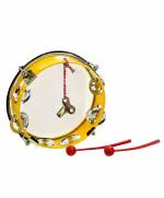 NAVRANGI Musical Daffli With Two Sticks Junior (Color May Vary)