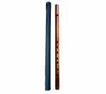 Nadvenu Music Flutes Premium Concert Quality Carnatic (Venu) Scale E (Shruti 3) flute with velvet cover and Rexine bag (music Instrument) .40.6 x 3 x 3 Centimeters