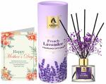 The Aroma Factory Happy Mothers Day Greeting Card & Fragrance Reed Diffuser Gift Set,French Lavender (1 Box + 1 Card)