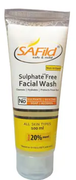 Safild Non Irritant Face Wash, Free from Sulphate Silicone Soap Alcohol Parabens, for Pimple and Sensitive Skin