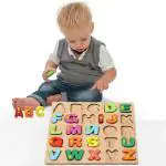 Childgossip Alphabet board ABCD Alphabet matching toy Early Learning Toy (1 Pieces)