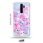Tweakymod Printed Cute FAces Back Cover For Redmi Note 8 Pro