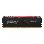 Kingston FURY 16GB 3200MHz DDR4 CL16 DIMM 1Gx8 Fury Beast RGB (KF432C16BB1A/16)