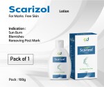 Glenston Scarizol lotion 100 ml (pack of 1) For Marks Free Skin (Sun burn, Blemishes, Removing Post Mark)