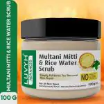 Luvyh Multani Mitti & Rice Water Scrub - 100g