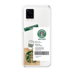 Emble Starbucks Designer Printed Silicone Case For Vivo V20 ( TPU | Soft , Vivo V20 | Multicolor )