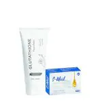 Dextron Glutathione Skin Brightening Facewash & Moisturizing Soap Duo with Vitamins C, E, and Cocobutter