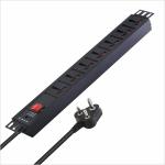 MX 7 Outlet 15 AMP Universal Socket Extension Board with Child Safety Shuttur (MX-2809 _10m)