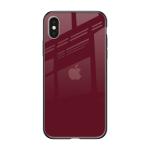 Qrioh Classic Burgundy Glass Case for Apple iPhone XS Max