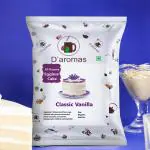 D'aromas Vanilla Cake Premix 1kg, Instant Vanilla Cake Premix Powder, Egg Free Cake Premix