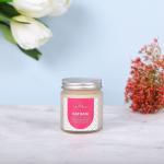 NIKSA HOMES Rat Rani Jar Candle, Blend SOY Wax Scented, Sweet Fragrance Of Rat Rani Flowers, For Home, Office, Festival, Gift , Ivory 190gms