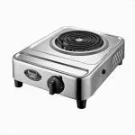 Warmex 2000W Electric G. Coil Hot Plate with Rotary Switch Round| GC-2000 (Chrome)
