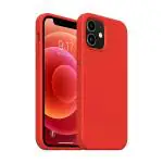 Yellowcult Apple iPhone 12 Mini Red Silicone Back Cover Case (5.4inch)