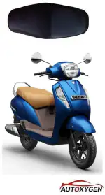 Autoxygen Bike Scooter Seat Cover For New Suzuki Access 125 BS-4 And BS-6 (Black) Auto Care Paint & Exterior Care