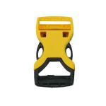 Aumni Crafts Plastic Buckle For 1 Inch Strap (20 Pieces) Yellow Black Bag Making Replacement Clips Parts