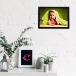 Ecraftindia Cute Baby UV Art Painting 35 X 27 cm