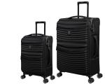 it luggage Precursor-Black-Combo-Large & Cabin-81cm,54cm Expandable Soft case 8 Wheel Trolley Bag Luggage Trolley Large Suitcase Cabin & Check-in Luggage