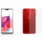 Kite Digital Oppo F7 Back Screen Protective Film Carbon Fiber Skin Transparent Screen Guard Sticker & Premium Tempered Glass Screen Protector